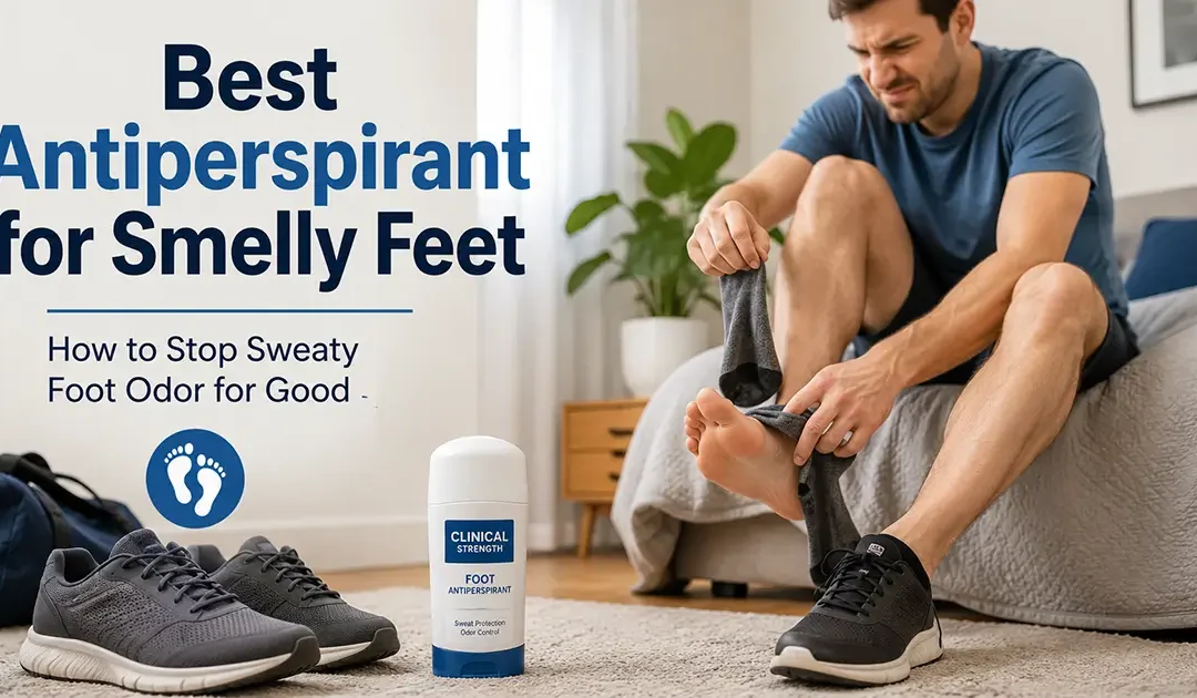The best antiperspirant for sweaty, smelly feet