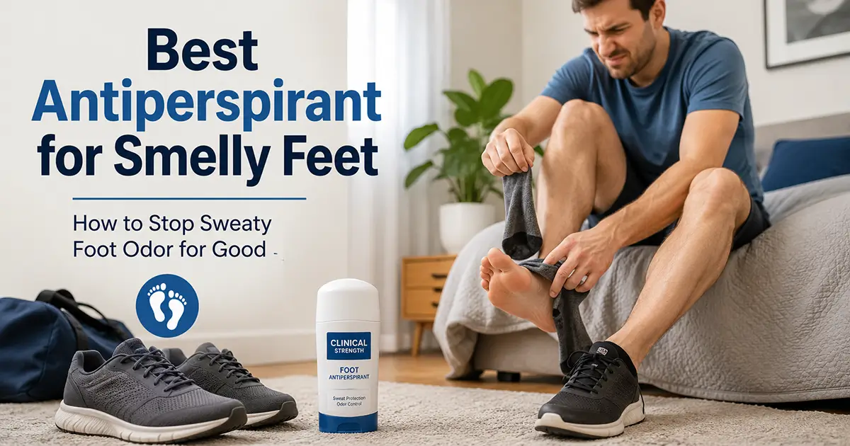 The best antiperspirant for sweaty, smelly feet