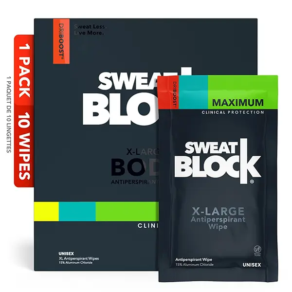 sweatblock-antiperspirant-body-wipes SweatBlock antiperspirant body wipes for foot sweat and odor control